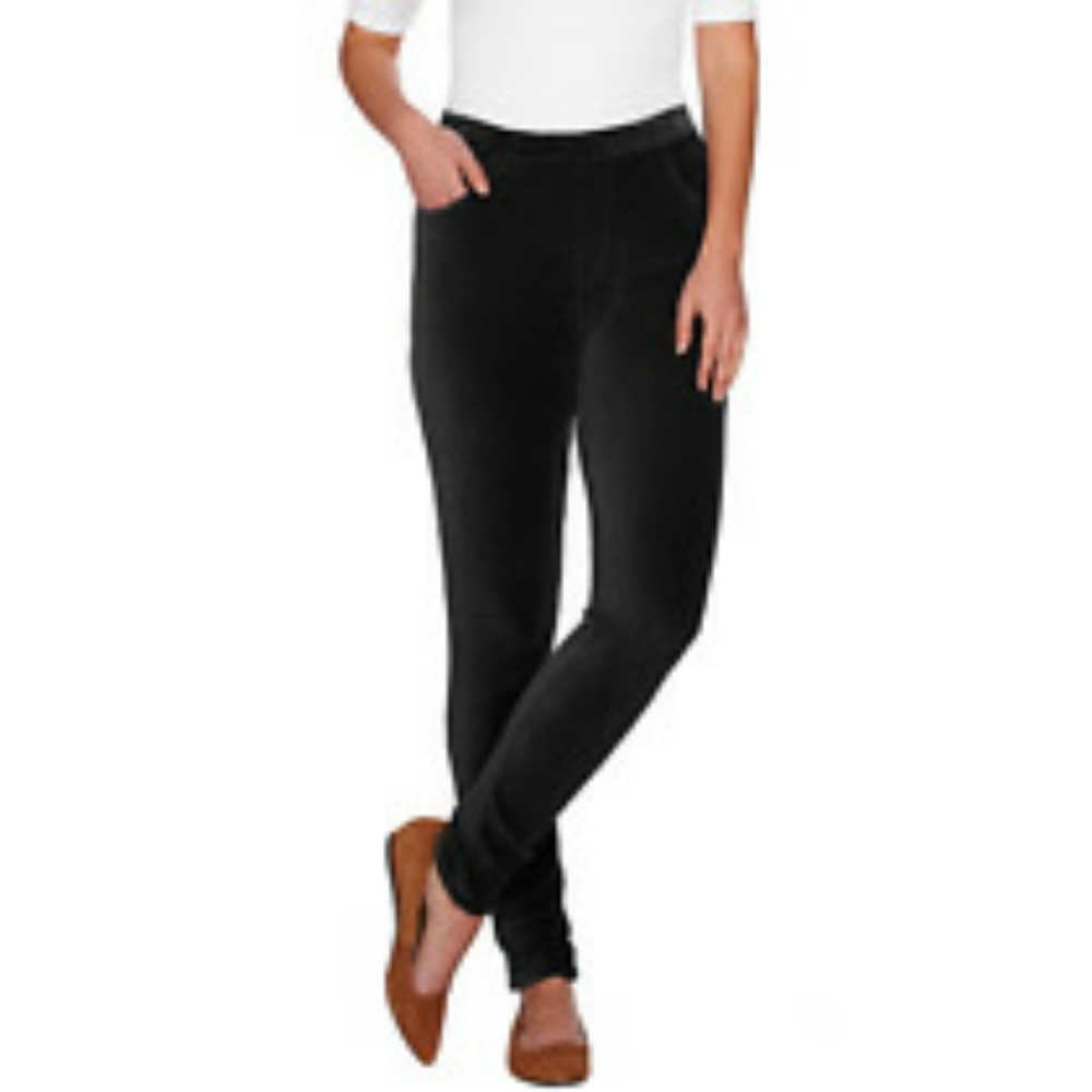 Denim and company pull-on leggings with ruching
